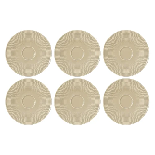 Seltmann Beat Color Glaze Zestaw 6 spodków 16.5 cm