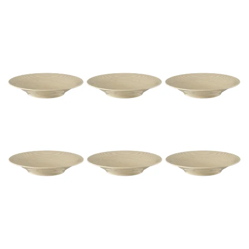 Seltmann Beat Color Glaze Zestaw 6 talerzy do zupy 22.5 cm