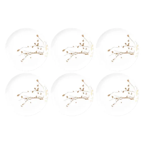 Seltmann Liberty Golden Rose Hip Zestaw 6 talerzy obiadowych 27.5 cm