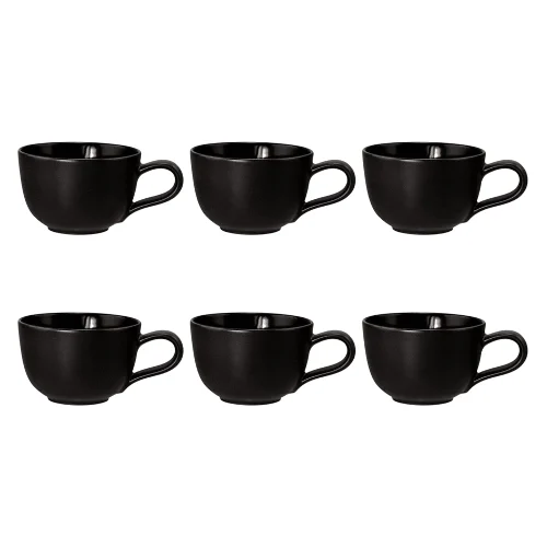 Seltmann Liberty Velvet Black Zestaw 6 filiżanek do espresso 90 ml