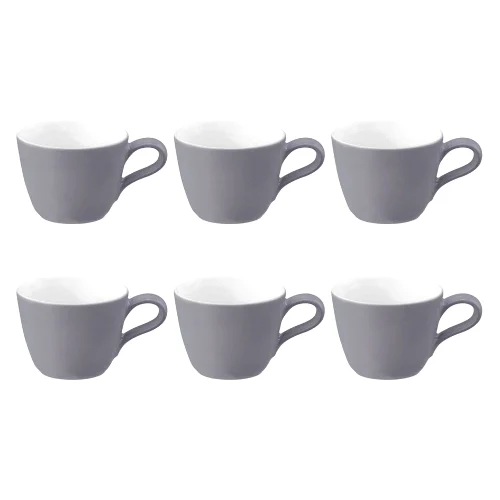 Seltmann Life Fashion Elegant Grey Zestaw 6 filiżanek do espresso 90 ml