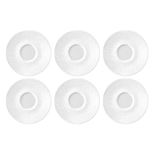 Seltmann Life Fashion Luxury White Zestaw 6 spodków 16.5 cm