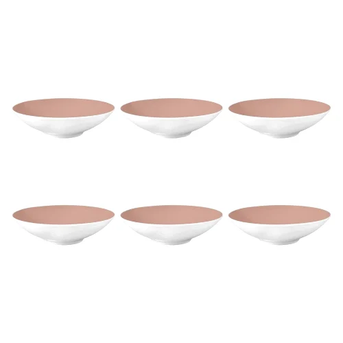 Seltmann Life Fashion Posh Rose Zestaw 6 talerzy do zupy 20 cm