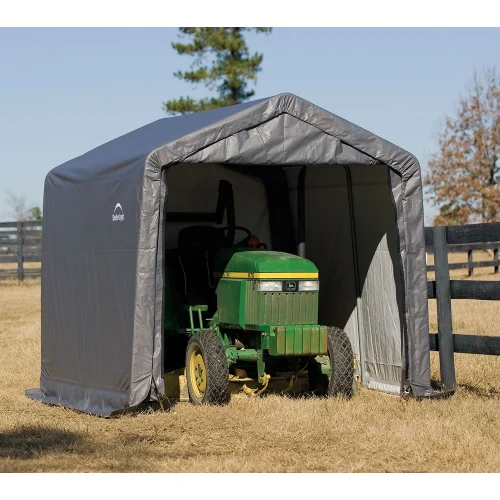 ShelterLogic Foliowy namiot garażowy szopa na narzędzia szary 300x300x240 cm Numer artykułu: SL70333