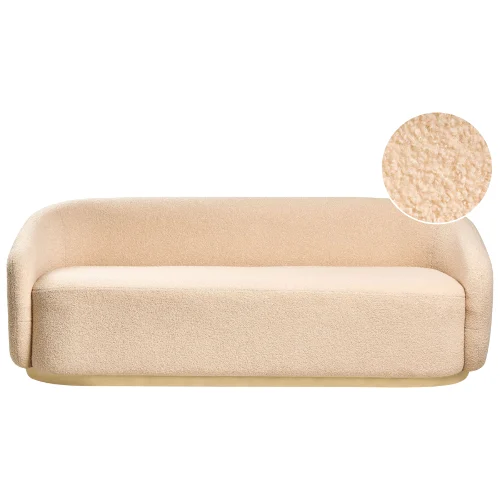 Sofa dla 2 osób SIPO Boucle Beżowy