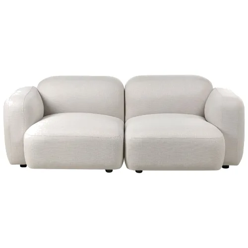 Sofa dla 3 osób AFOSS Jasnobeżowy