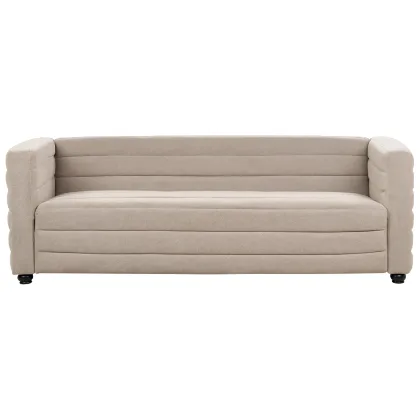 Sofa hofn beżowoszary dla 3 osób