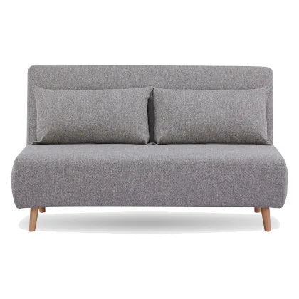 Sofa rozkładana Marlow 2 szara/ nogi