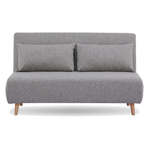Sofa rozkładana Marlow 2 szara/ nogi