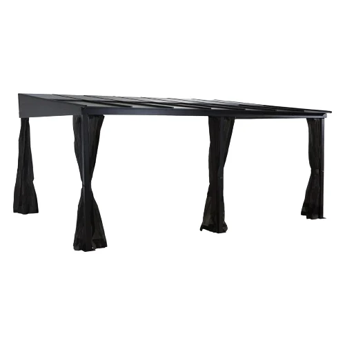Sojag Aluminiowe zadaszenie tarasu St. Barth 1216 Antracyt 363x484x240cm