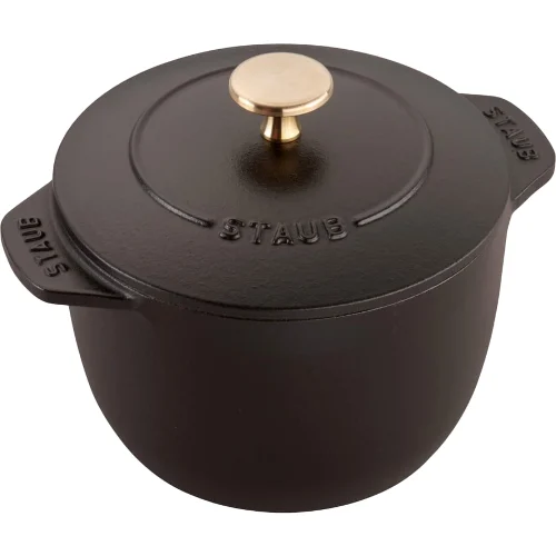 STAUB LA COCOTTE Mały garnek okrągły 16 cm, czarny