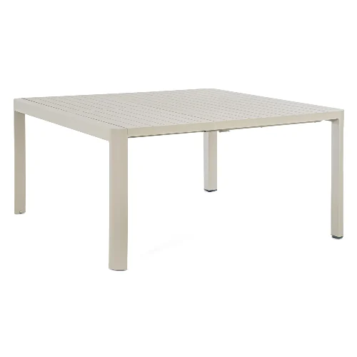 Stół ogrodowy KIPLIN beżowy 149x97/149 aluminiowy Bizzotto