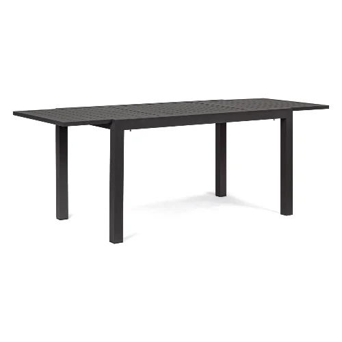 Stół ogrodowy rozkładany HILDE antracytowy 140/210x77 aluminiowy Bizzotto
