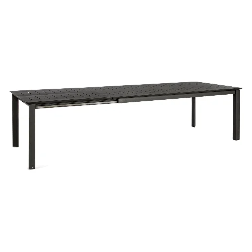 Stół ogrodowy rozkładany KONNOR antracyt 200/300x110 aluminiowy Bizzotto