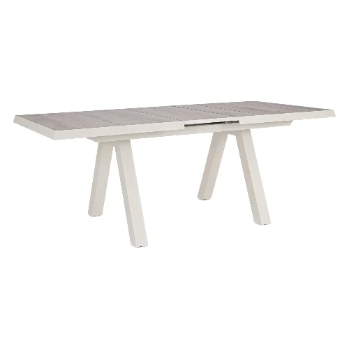 Stół ogrodowy rozkładany KRION 163/203x93 aluminiowy z płytką ceramiczną Bizzotto