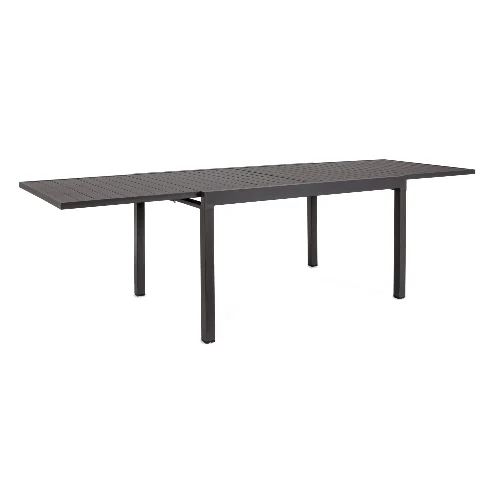 Stół ogrodowy rozkładany PELAGIUS antracytowy 135/270x90 aluminiowy Bizzotto