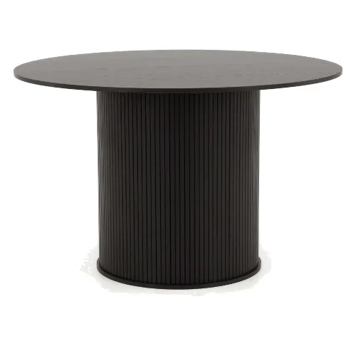 Stół okrągły 120cm YY6700B czarny | OUTLET