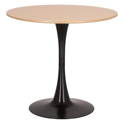Stół simplet skinny dąb/ czarny 80 cm