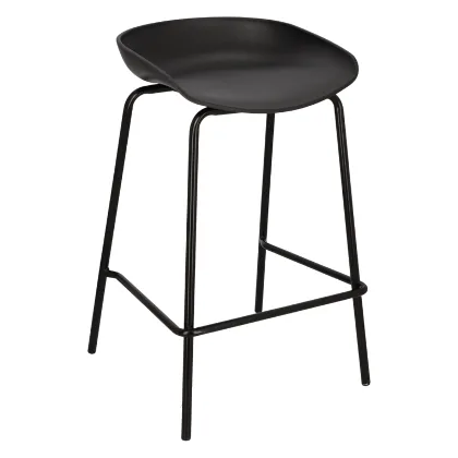 Stołek barowy grego czarny 65 cm