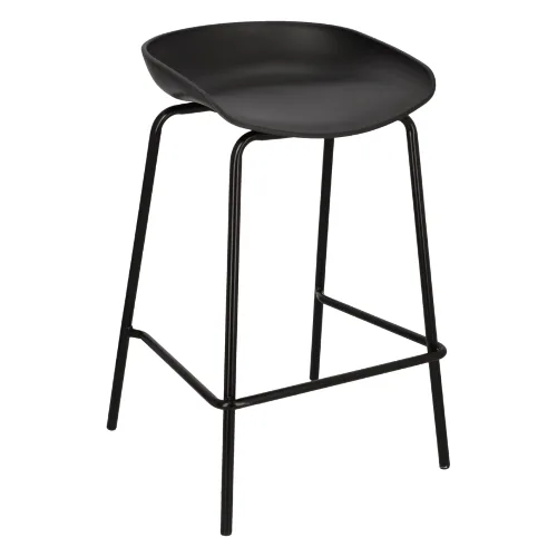 Stołek barowy grego czarny 65 cm