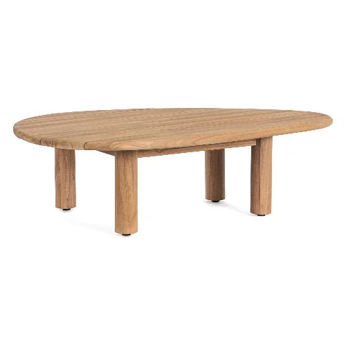 Stolik kawowy TITUS 120x78 z drewna tekowego Bizzotto