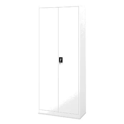 Szafa gospodarcza zamykana wysoka biała, 900x2200x450 mm: DAWID H2200
