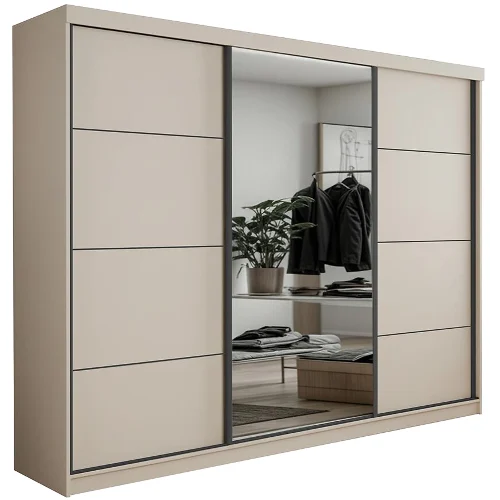 Szafa Palermo 250 kaszmir/lustro