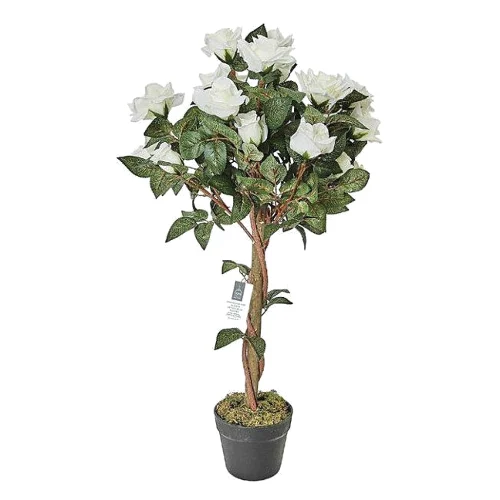 Sztuczna roślina róża 90cm w donicy