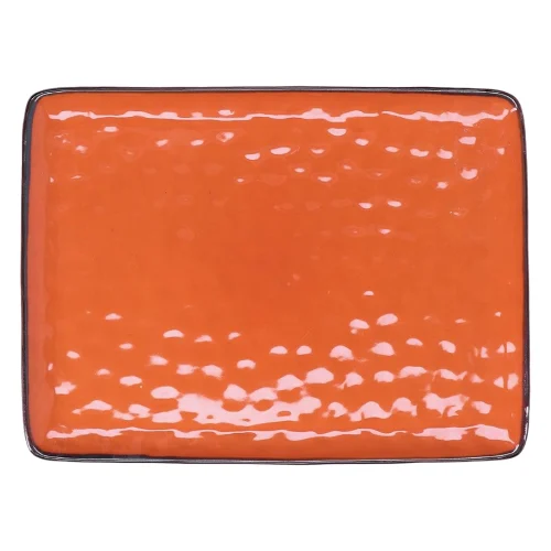 Taca prostokątna concerto arancione - pomarańczowy, 36 x 26.5 cm