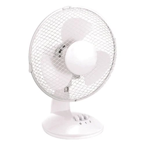 Wentylator biurkowy 23 cm 25 W biały