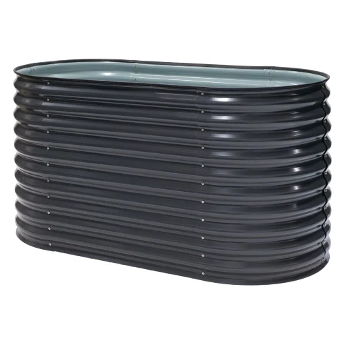 Westmann Metalowe podniesione grządki rosną szybciej Antracyt 160x80x82cm