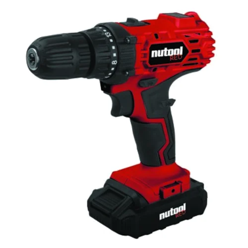 Wiertarko-wkrętarka 18 V 1 akumulator Nutool Red