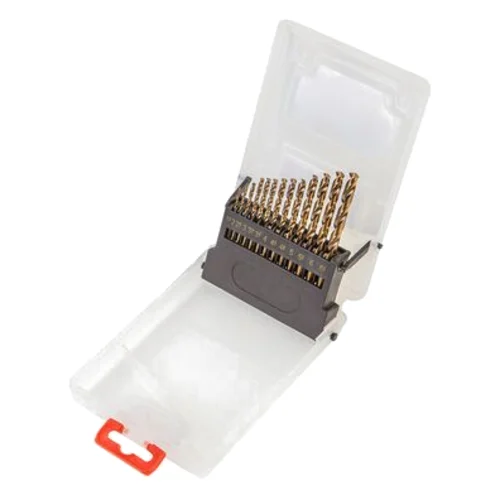 Wiertło do metalu HSS-G, 1,5-6,5 mm, zestaw 13 sztuk VERTO