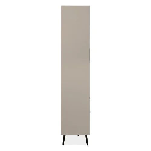 Witryna dwudrzwiowa z szufladami capuccino mat 90 x 185 cm Arona
