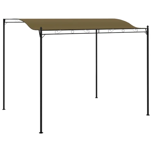 Zadaszenie, 3 x 2,5 m, kolor taupe, 180 g/m²