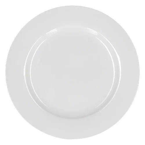 Zestaw 2 pater okrągłych z rantem essenziale - biały, 30 cm