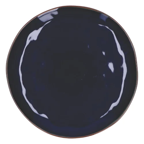 Zestaw 4 talerzy obiadowych concerto blu cobalto - kobaltowy, 27 cm