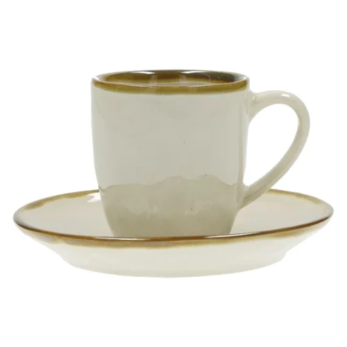 Zestaw 6 filiżanek do espresso concerto avorio - kość słoniowa, 90 ml