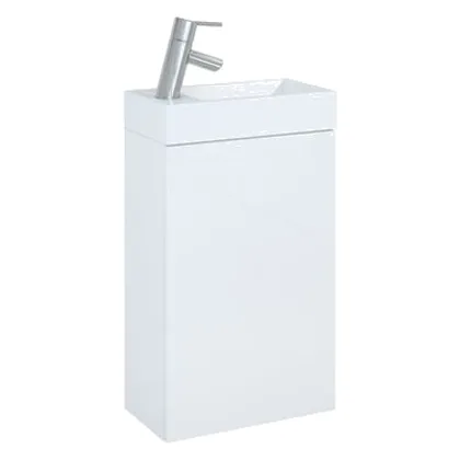 Zestaw szafka podwieszana z umywalką 40 1D WHITE HG PDW