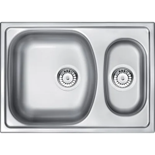 Zlewozmywak XYLO SATYNA 1,5K B/O 620 x 440 x 150 mm 3,5" + osprzęt