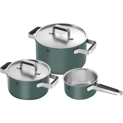 Zwilling pure zestaw 3 garnków